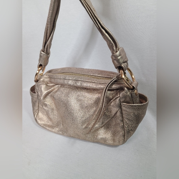 COACH parker rose gold leather shoulder bag - Picture 5 of 15